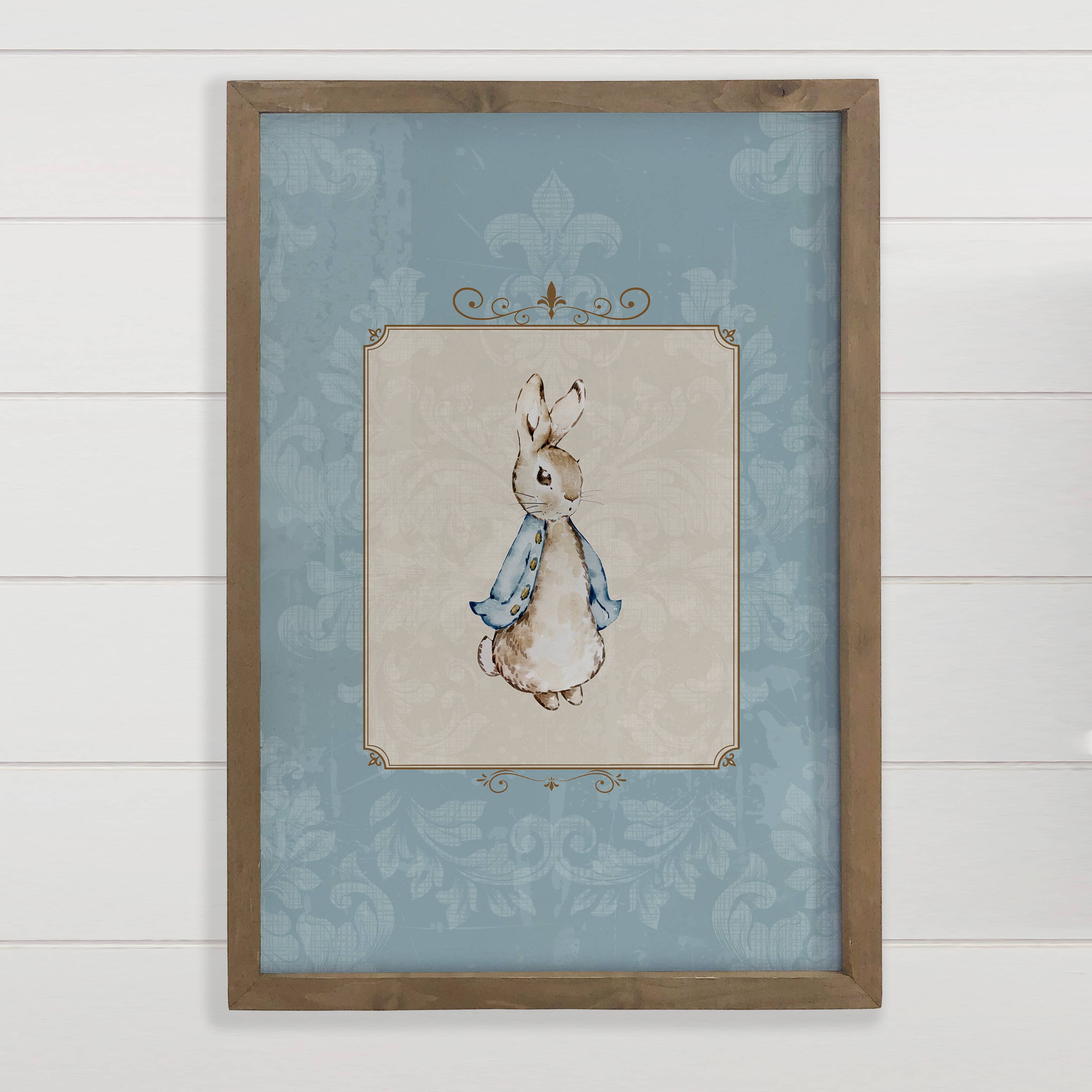 Peter Rabbit Vintage Border - Sweet Rabbit Canvas Art
