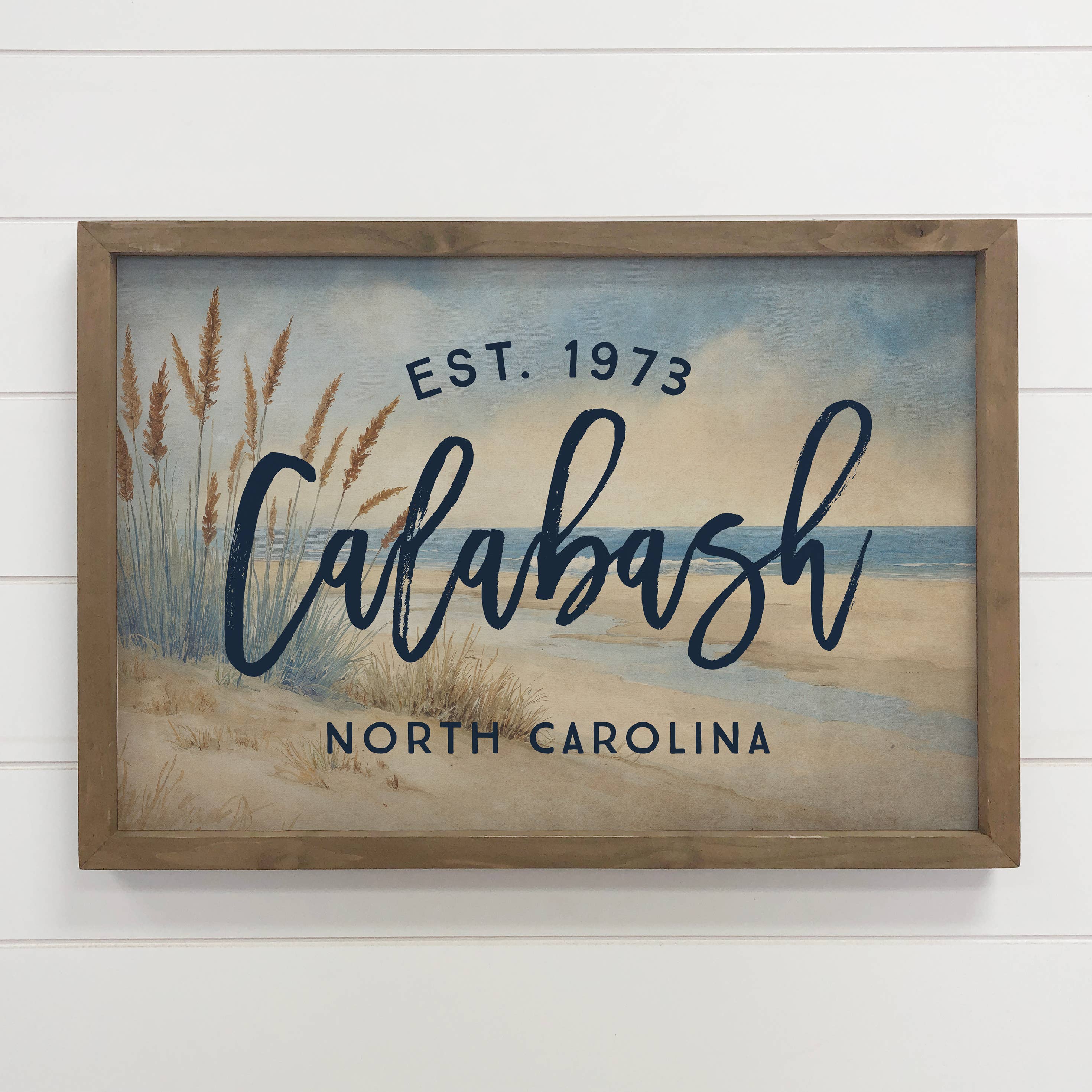 Custom Beach Grass Town - Beach House Custom Wall Decor