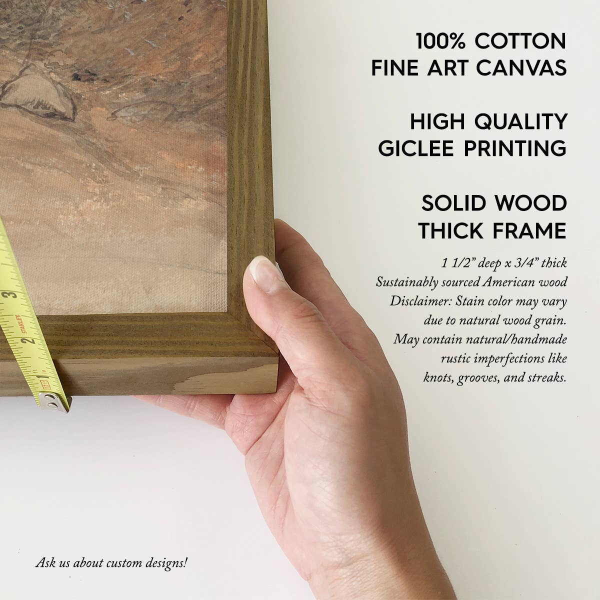 Dog on a Path - Dog Canvas Art - Wood Framed Wall Art