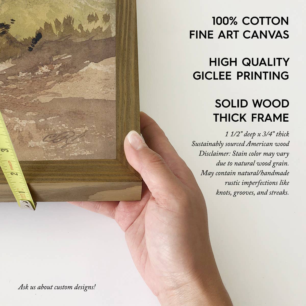 Gathering Grove - Nature Landscape Canvas Art - Wood Framed