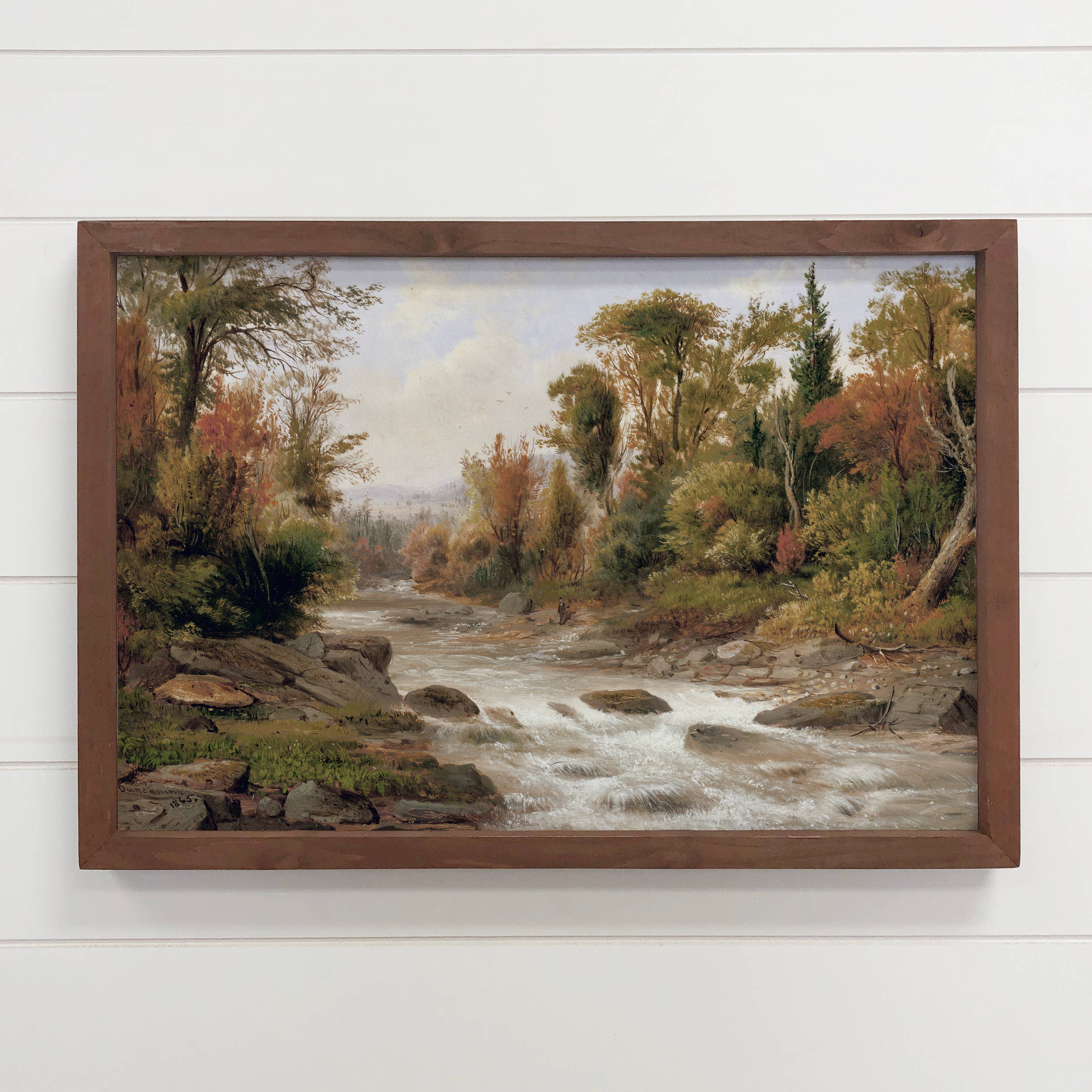 East Canada Landscape - Nature Landscape Canvas Art - Framed