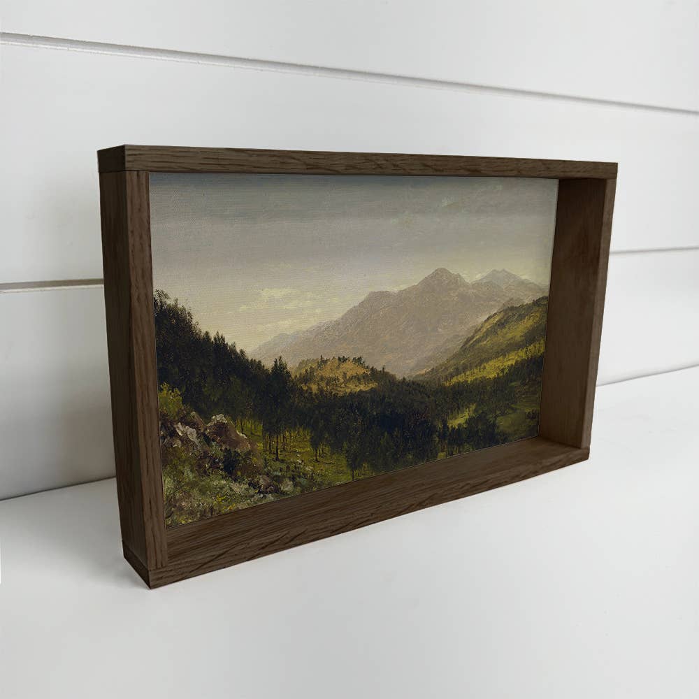 Colorado Wild -Mountain Landscape Canvas Art - Wood Framed