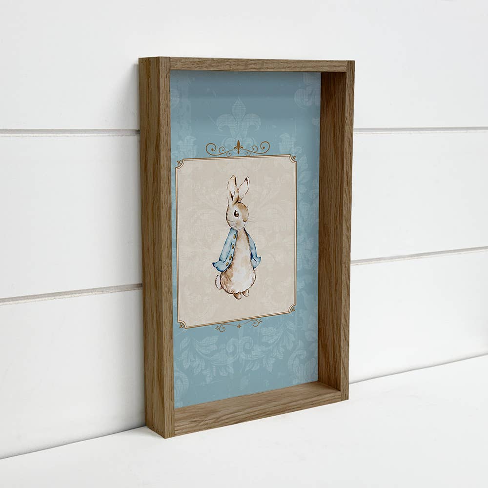 Peter Rabbit Vintage Border - Sweet Rabbit Canvas Art