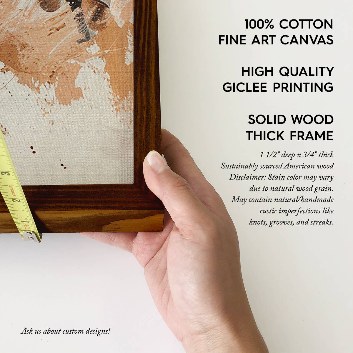 Herd of 7 Horses Charging - Horse Canvas Art - Wood Framed