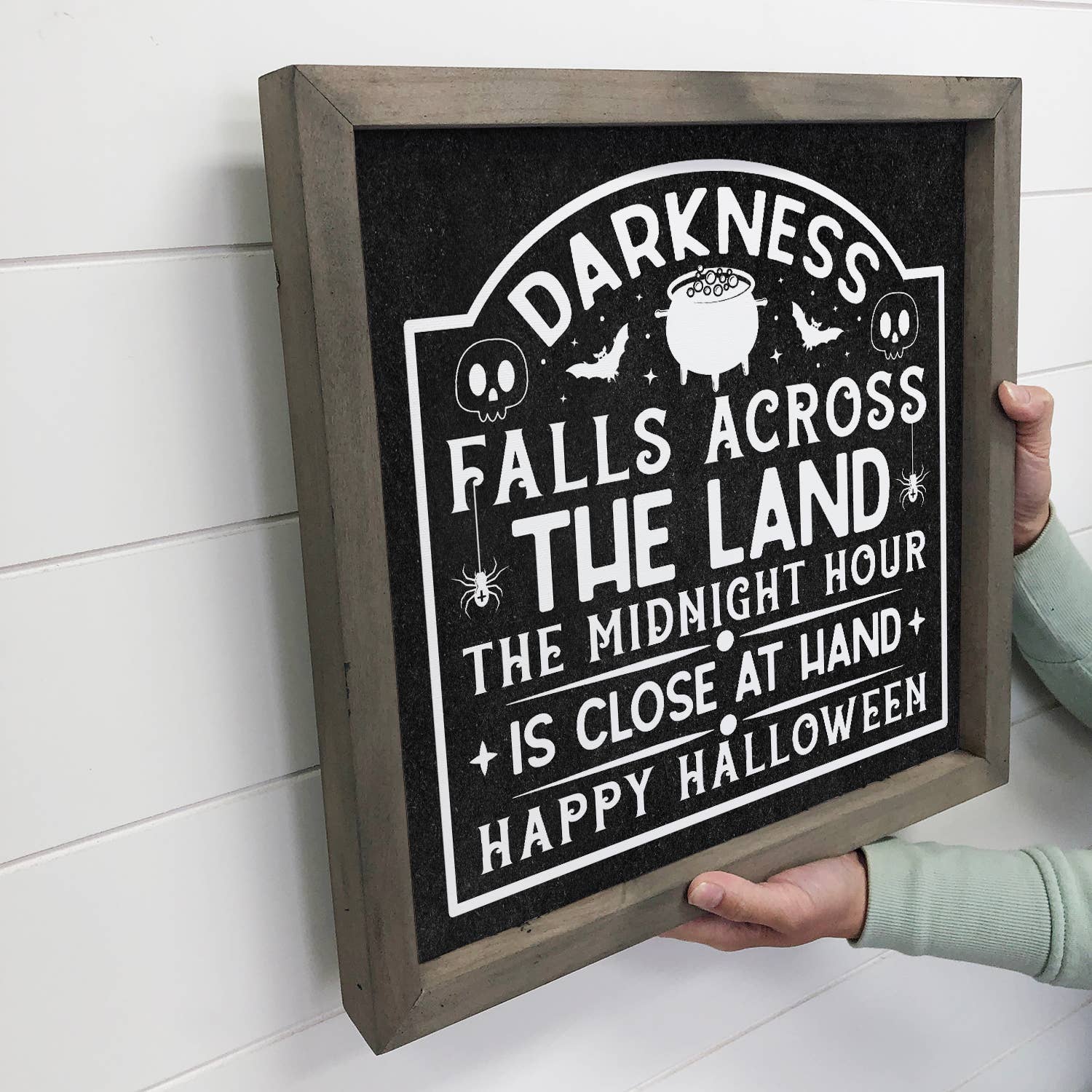 Darkness Falls Across Land Halloween - Halloween Canvas Art