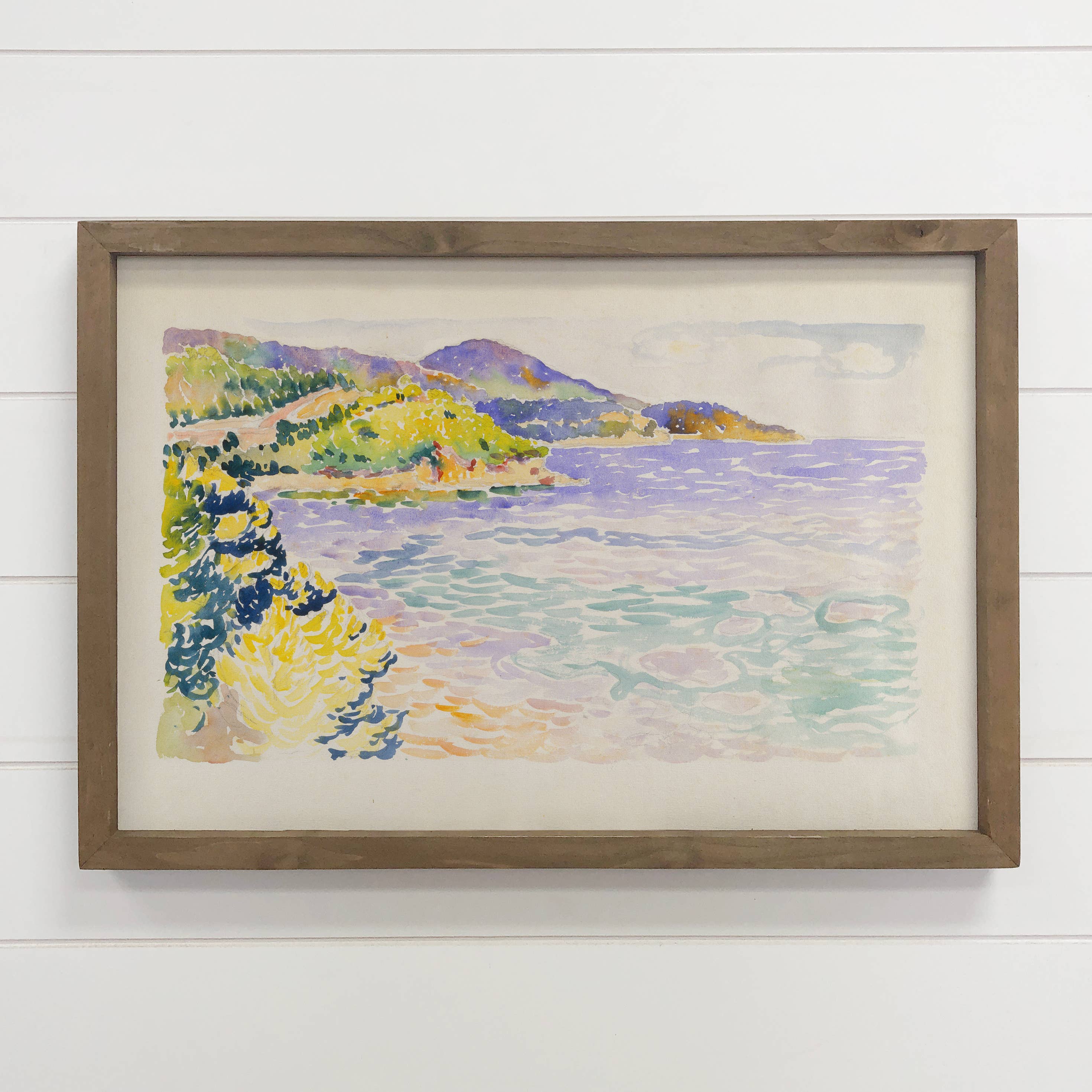 Gentle Seabreeze - Sea Canvas Art - Wood Framed Nature Art