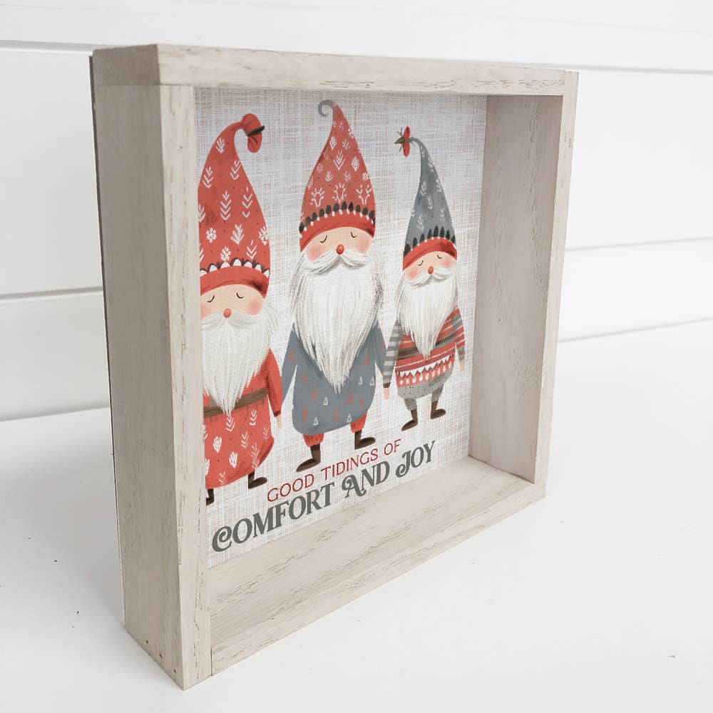 Good Tidings of Comfort and Joy Gnomes - Christmas Gnomes