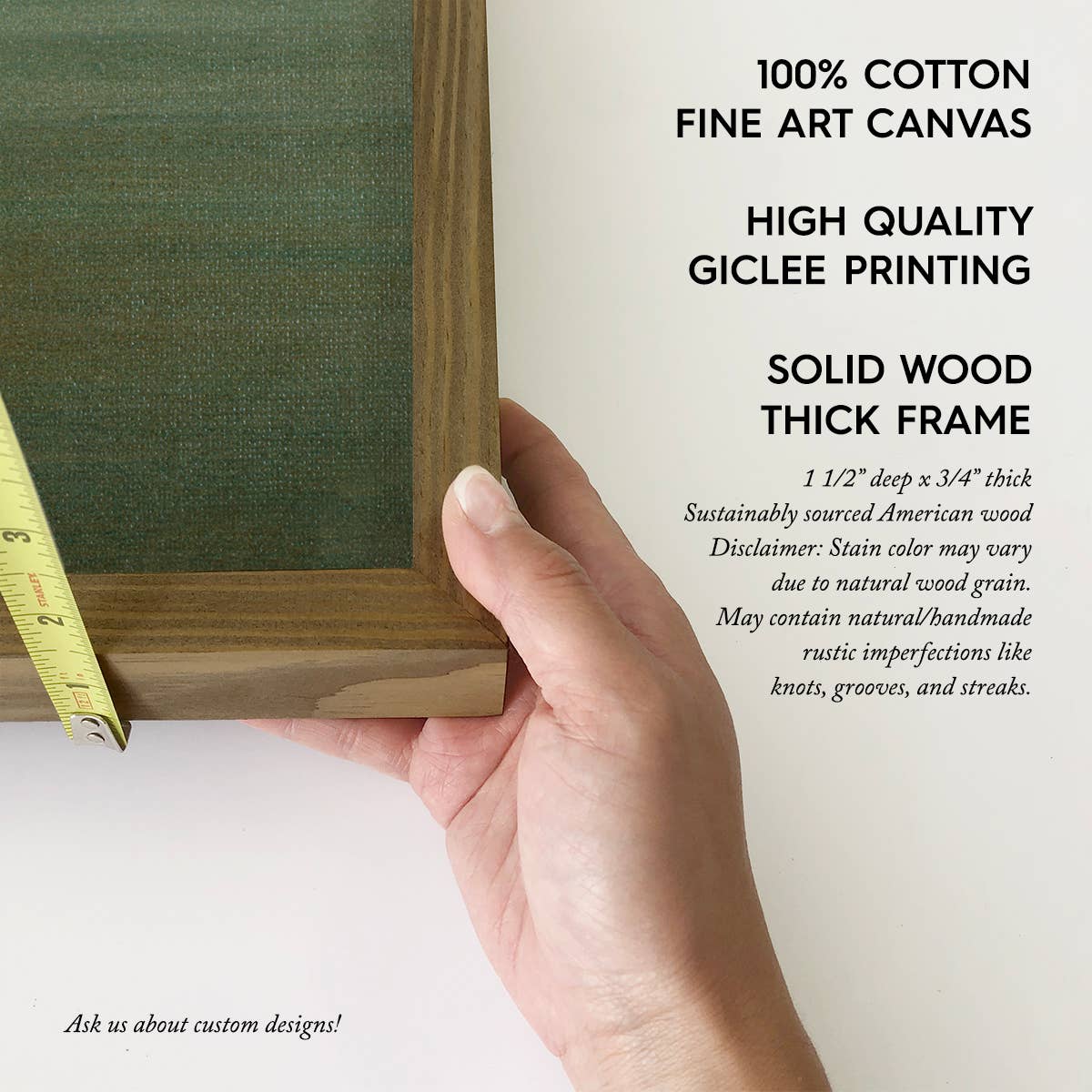 Fish Study Brown Trout - Fish Canvas Art - Wood Framed