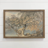The Great Tree - Nature Canvas Art - Wood Framed Wall Art