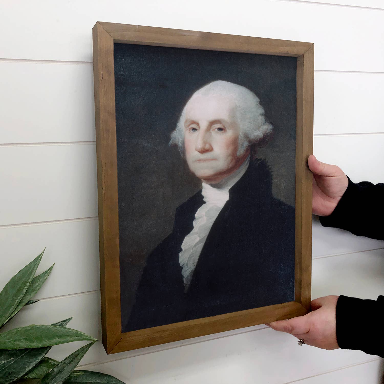 George Washington - American President Canvas Art - Framed