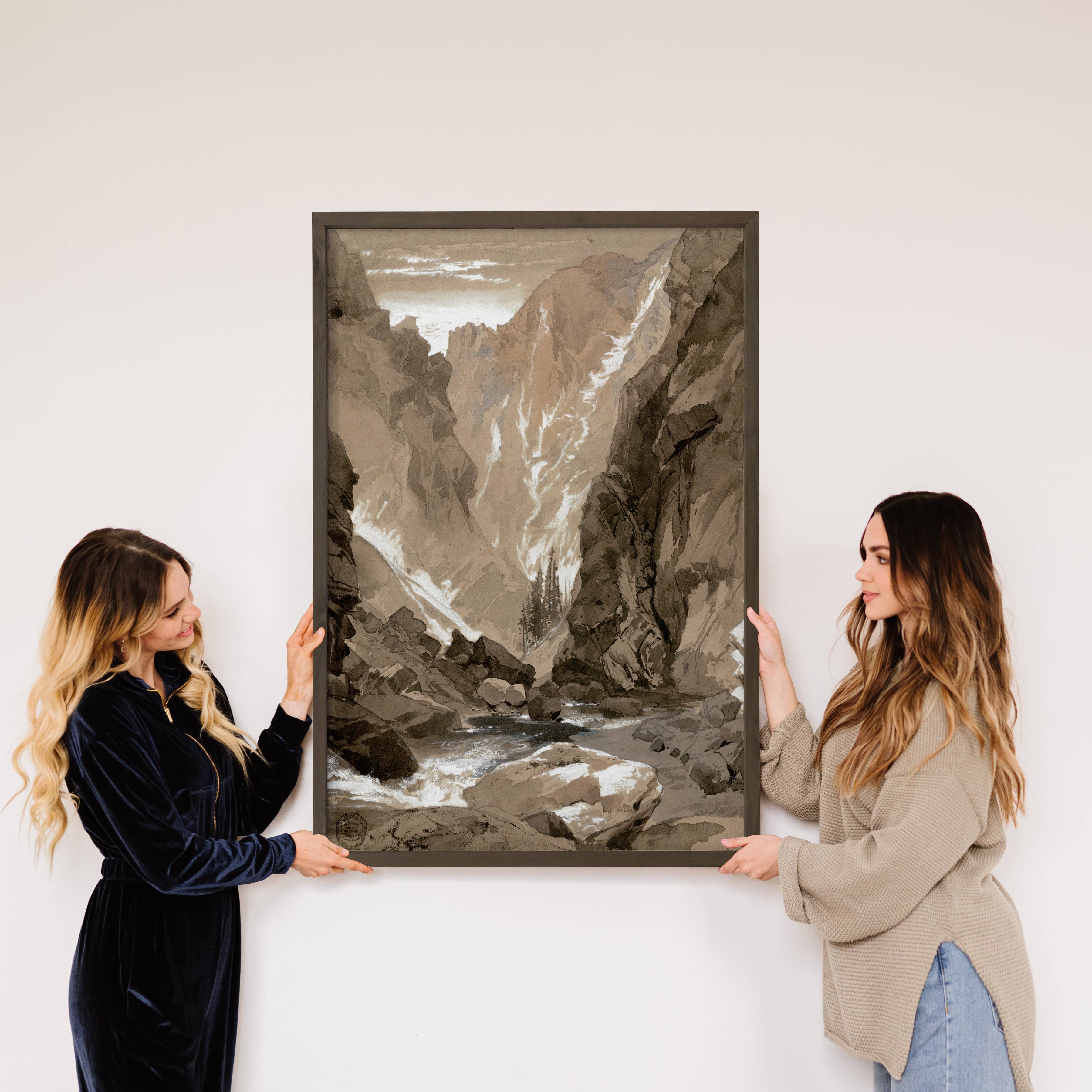 Toltec Gorge Colorado - Framed Nature Wall Art - Cabin Decor