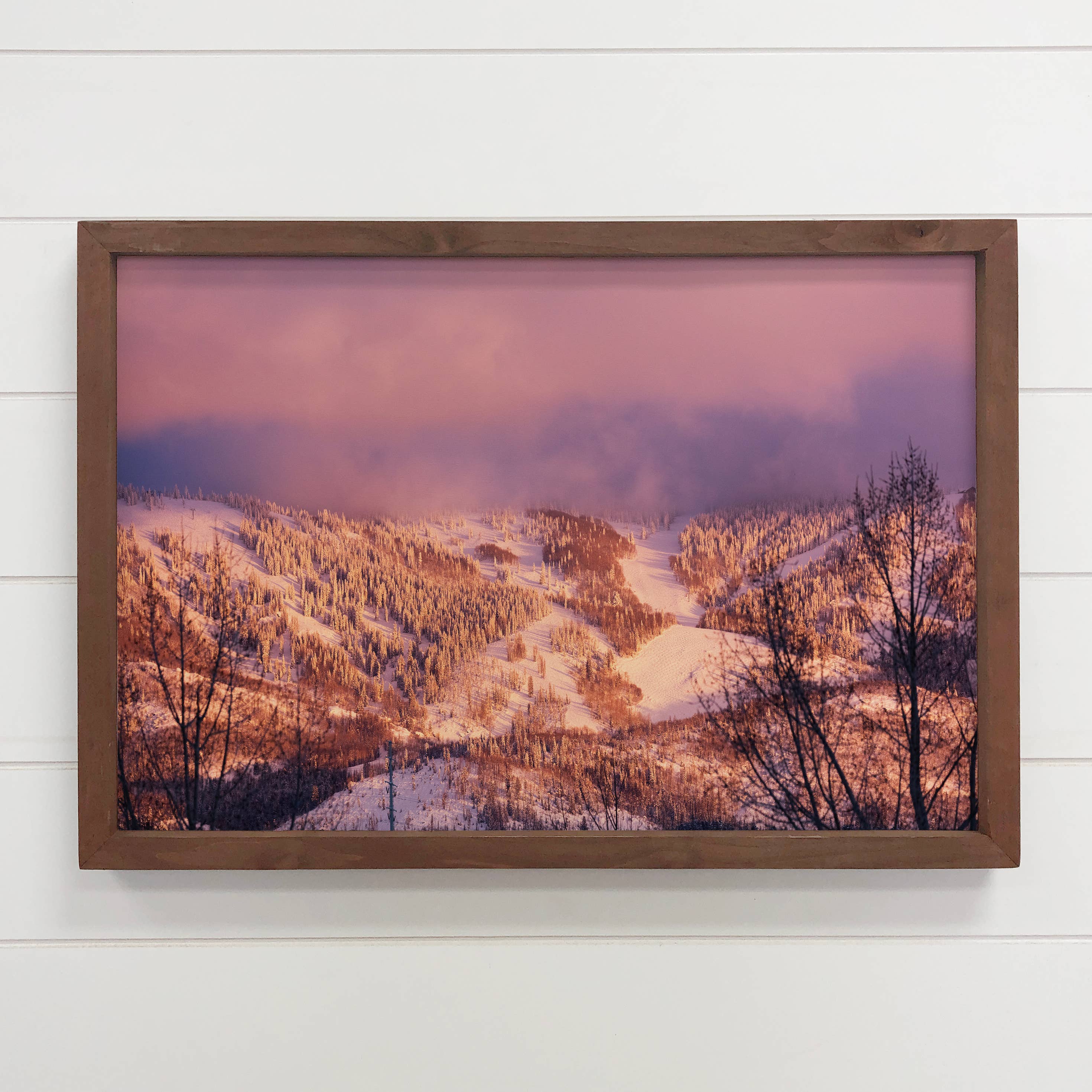 Steamboat Springs at Dusk - Mountain Landscape Canvas Art