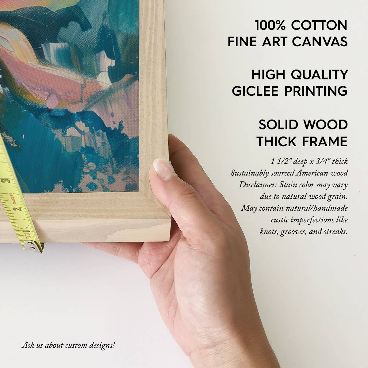 Lively Magnolia - Flower Canvas Art - Wood Framed Wall Art