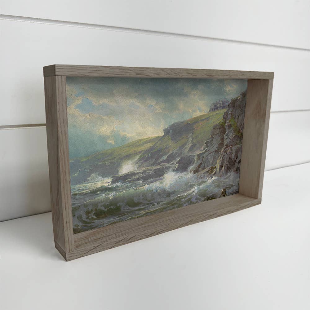 Newport Rhode Island - Nature Landscape Canvas - Wood Framed