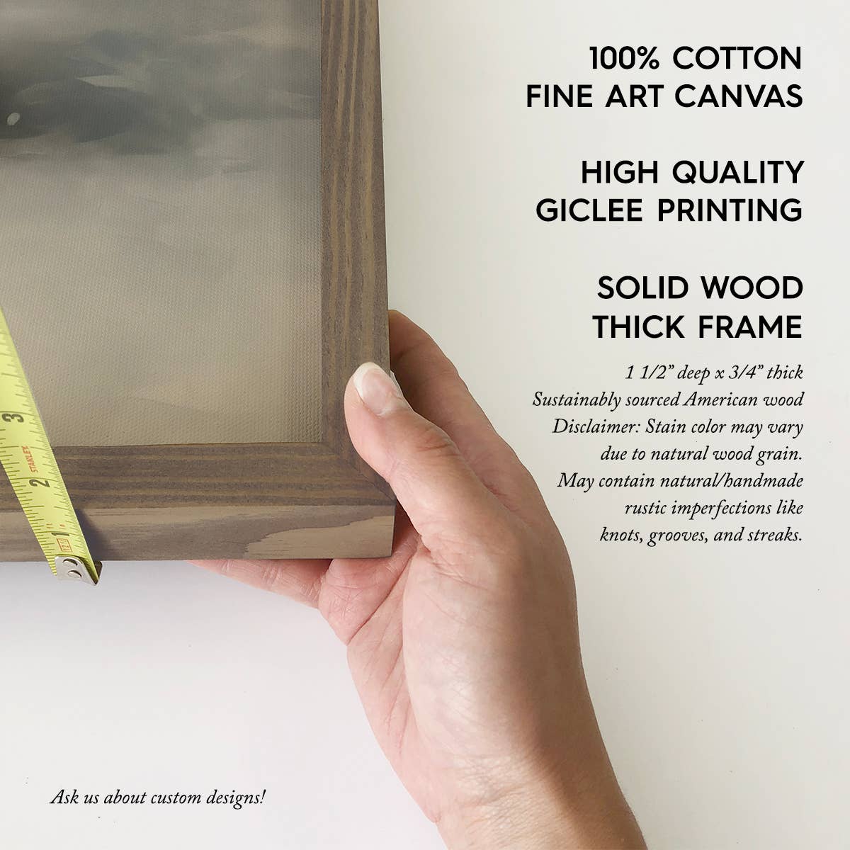 Christmas Arctic Fox - Christmas Animal Canvas Art - Framed