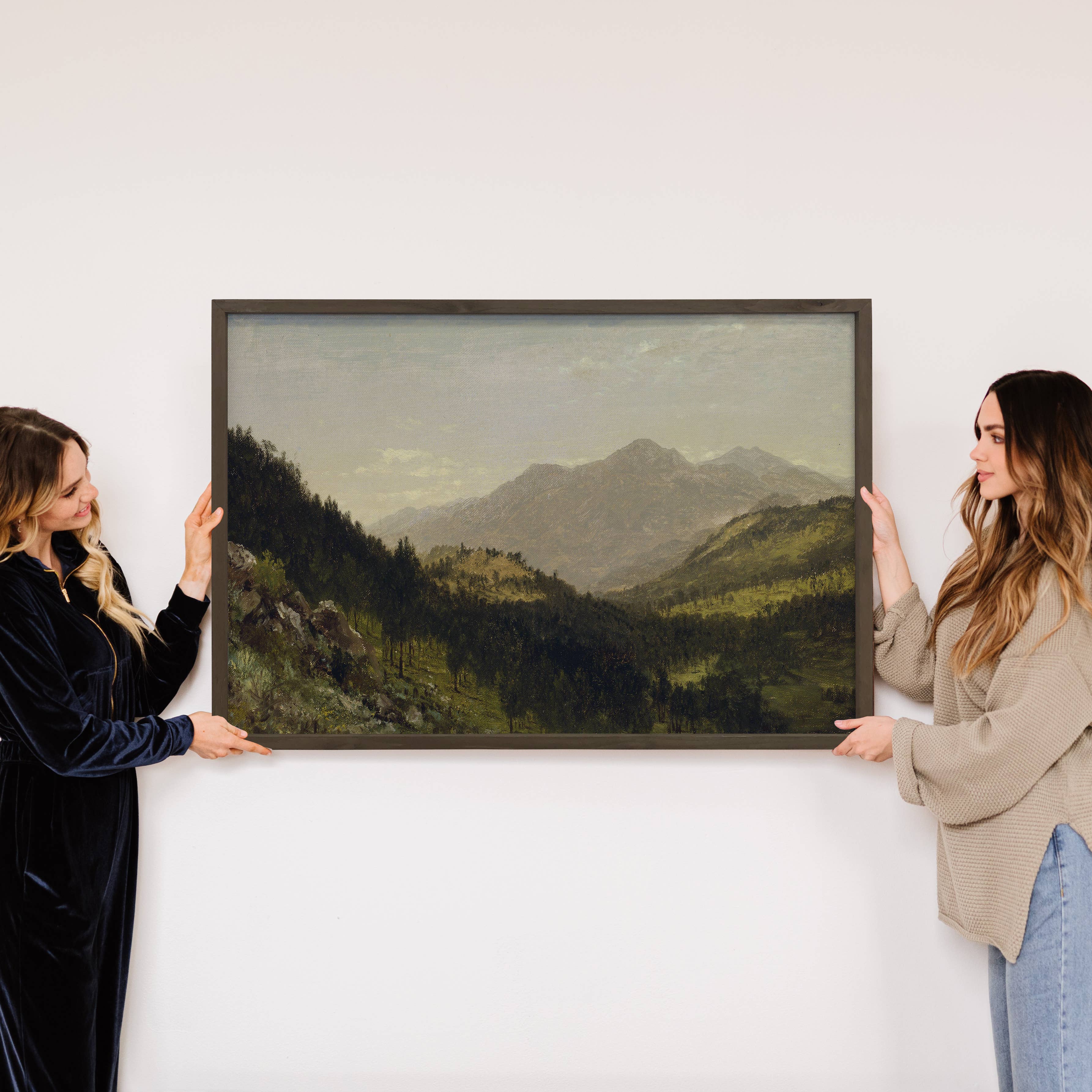 Colorado Wild -Mountain Landscape Canvas Art - Wood Framed