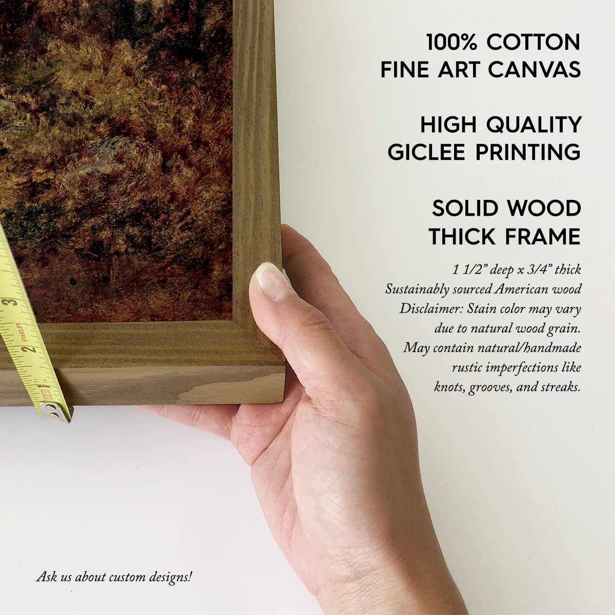 Oak Woodland - Woodland Landscape Canvas Art - Wood Framed