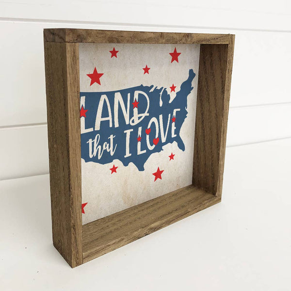 July 4th Décor- Land that I Love- Vintage July 4th