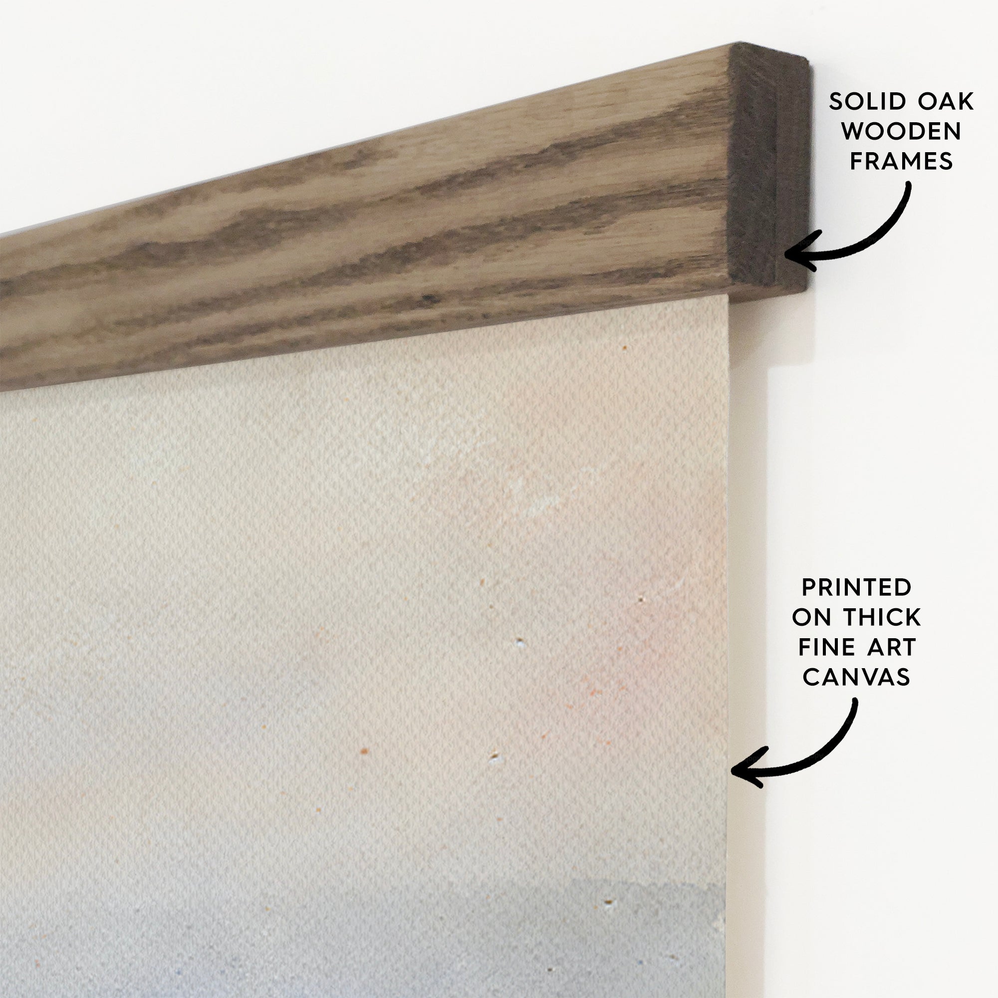 Extra Large Wall Art- Abstract Seashore- Watercolor Canvas Wall Hanging