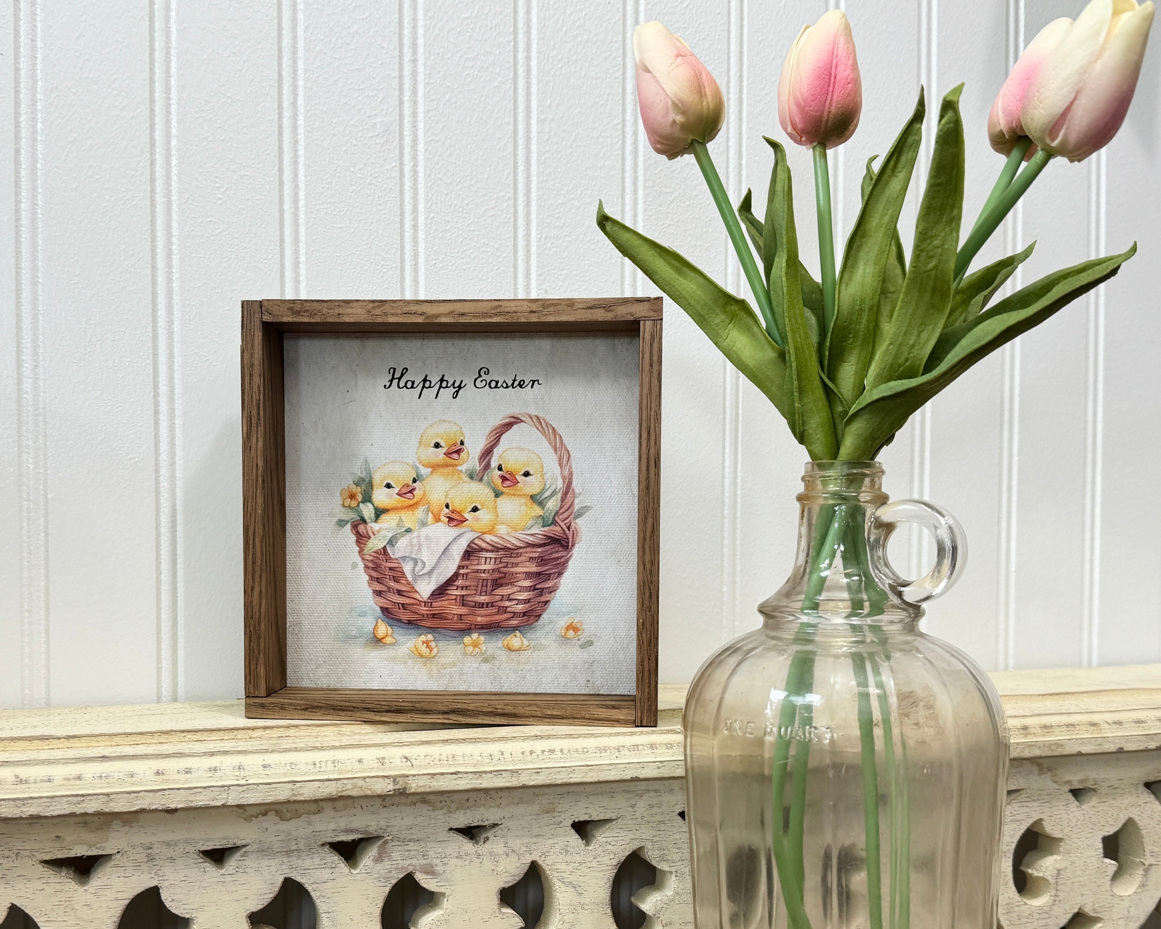 Easter Ducks Wholesale Wood Sign Home Decor