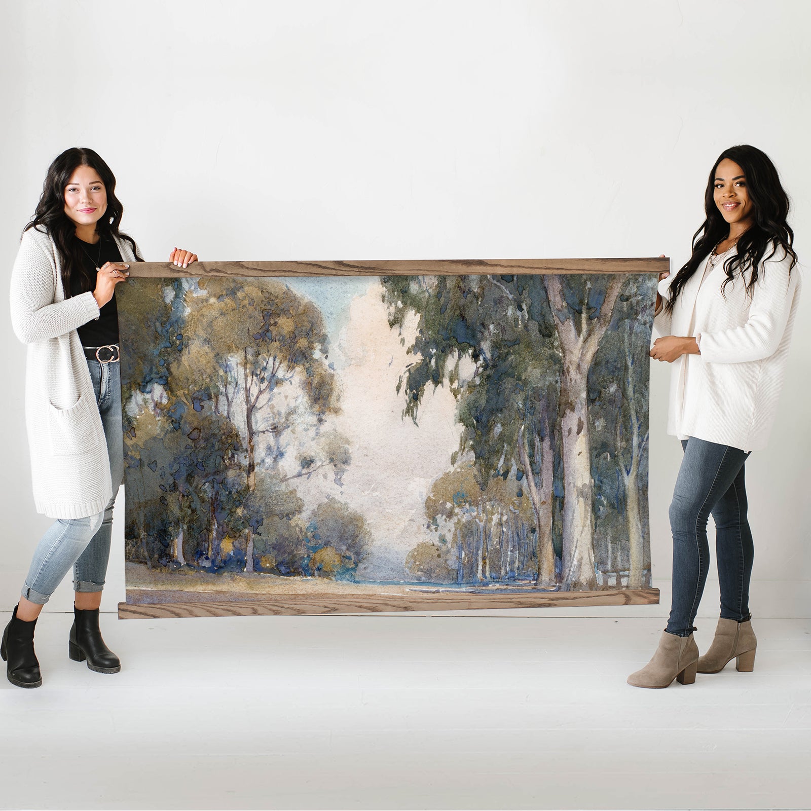 Living Room Canvas Wall Art - Eucalyptus Landscape