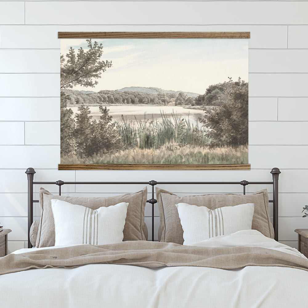 Huge Canvas Print- Millpond Painting Framed Canvas Wall Art