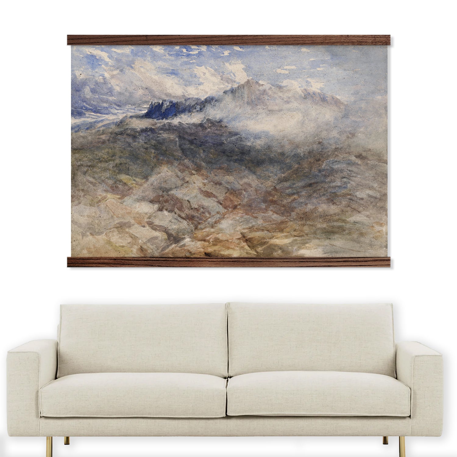 Extra Large Nature Canvas Art - Front Entry Canvas Wall Art - Mountain Dream Wall Art
