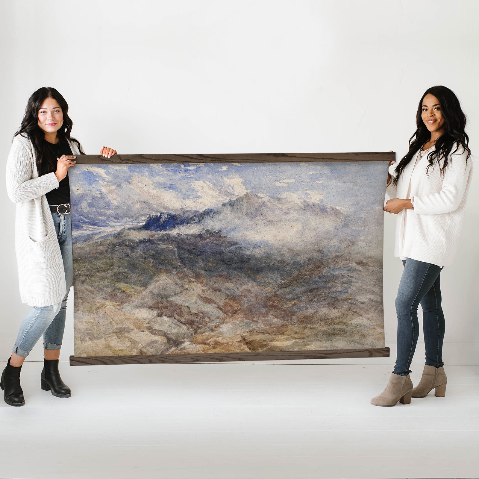 Extra Large Nature Canvas Art - Front Entry Canvas Wall Art - Mountain Dream Wall Art
