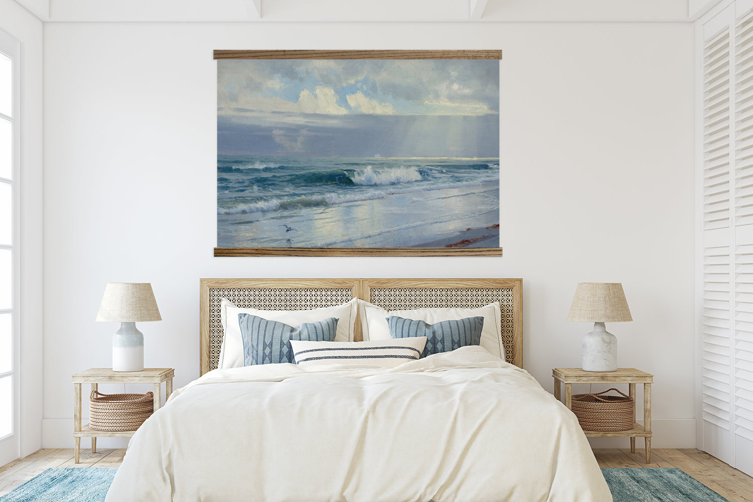 Coastal Wall Art - Rhode Island Waves - Beach House Decor - Framed Nature Art