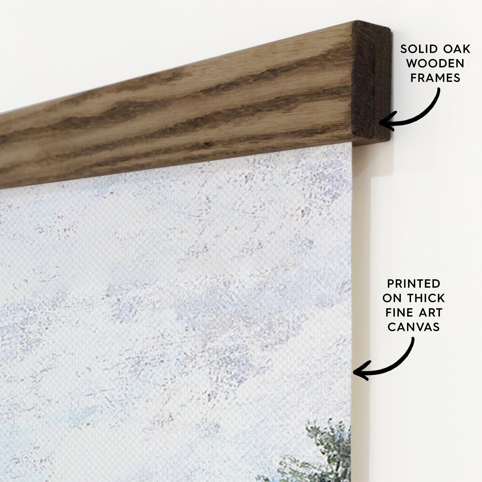 Home Office Large Canvas Wall Art - Springtime Connecticut