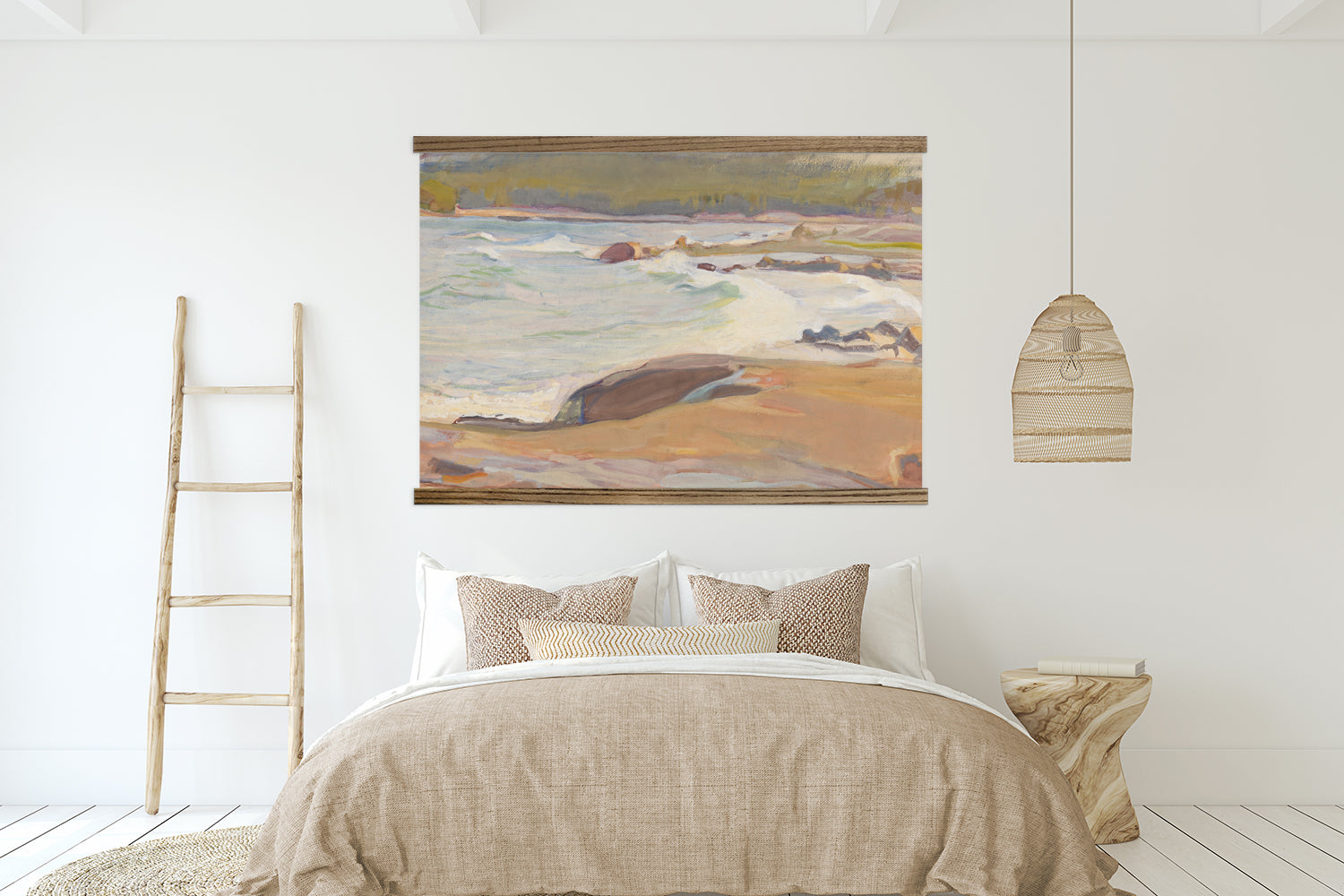 Coastal Wall Art - Warm Seaside - Beach House Wall Art - Framed Nature Decor