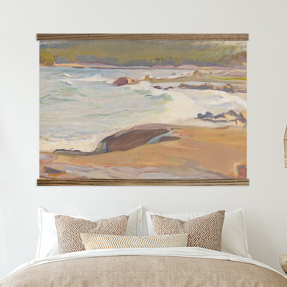 Coastal Wall Art - Warm Seaside - Beach House Wall Art - Framed Nature Decor