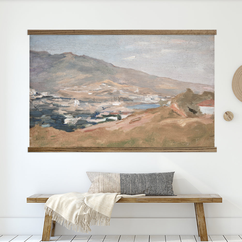 Front Entry Large Canvas Wall Hanging - Yalta Seaside