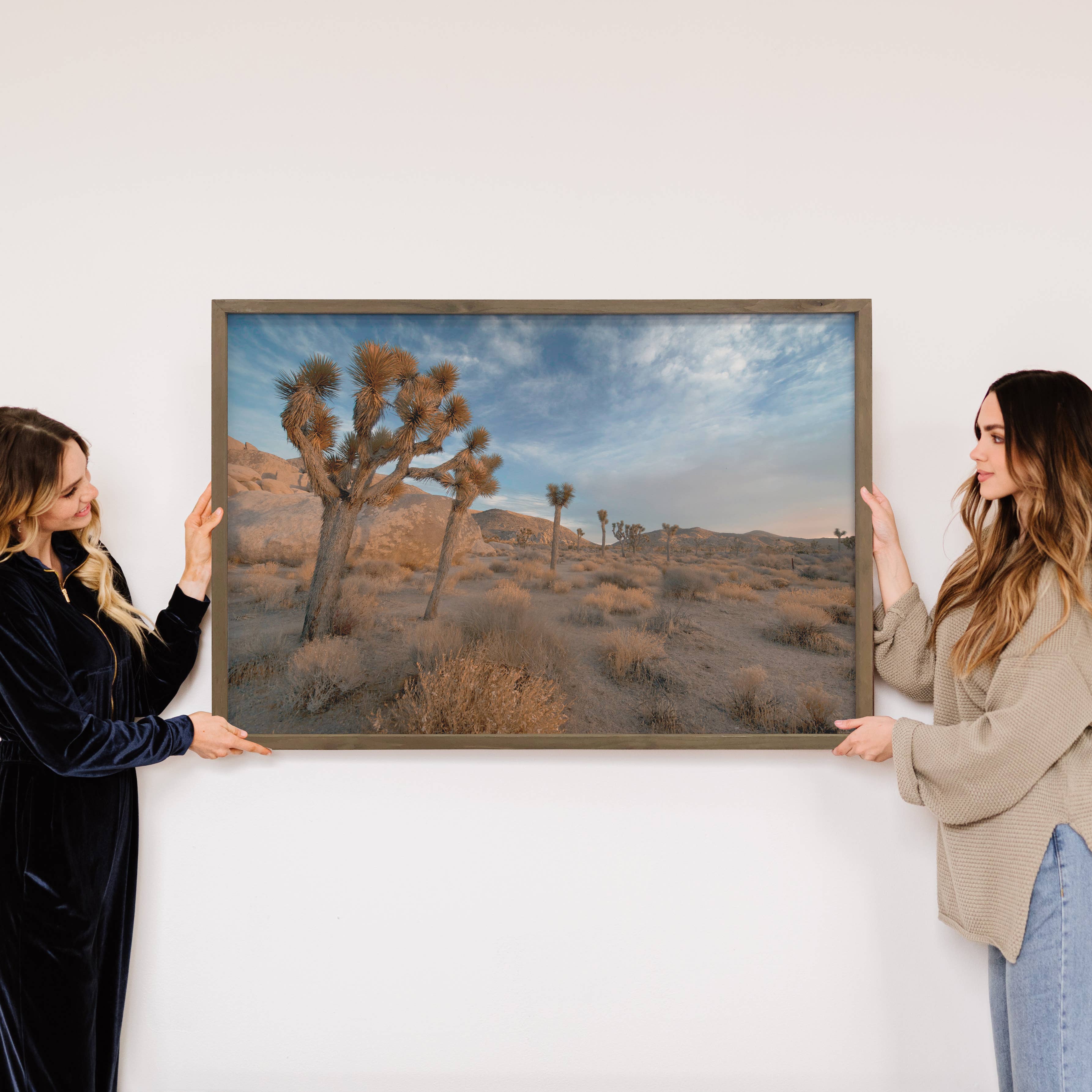 Joshua Tree Tumbleweeds - Desert Landscape Canvas Art