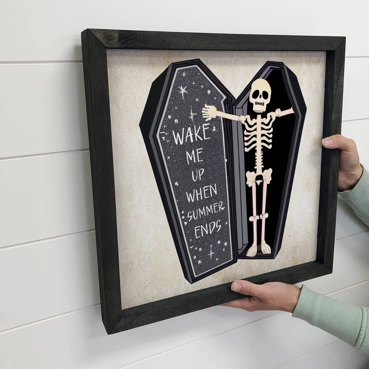Funny Halloween Art- Wake me Up When Summer Ends