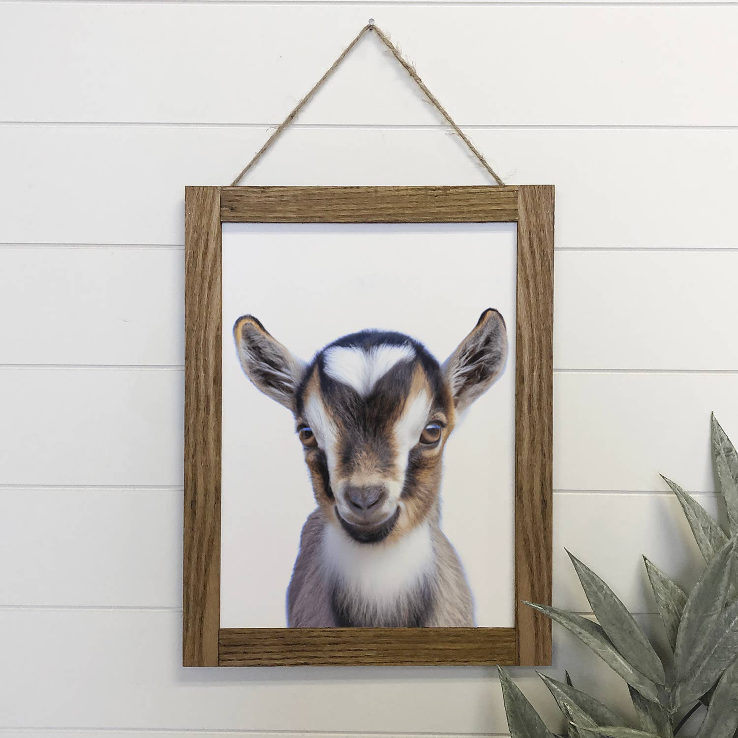 Baby Goat Wood Nursery Sign Cute Animal Wall Art