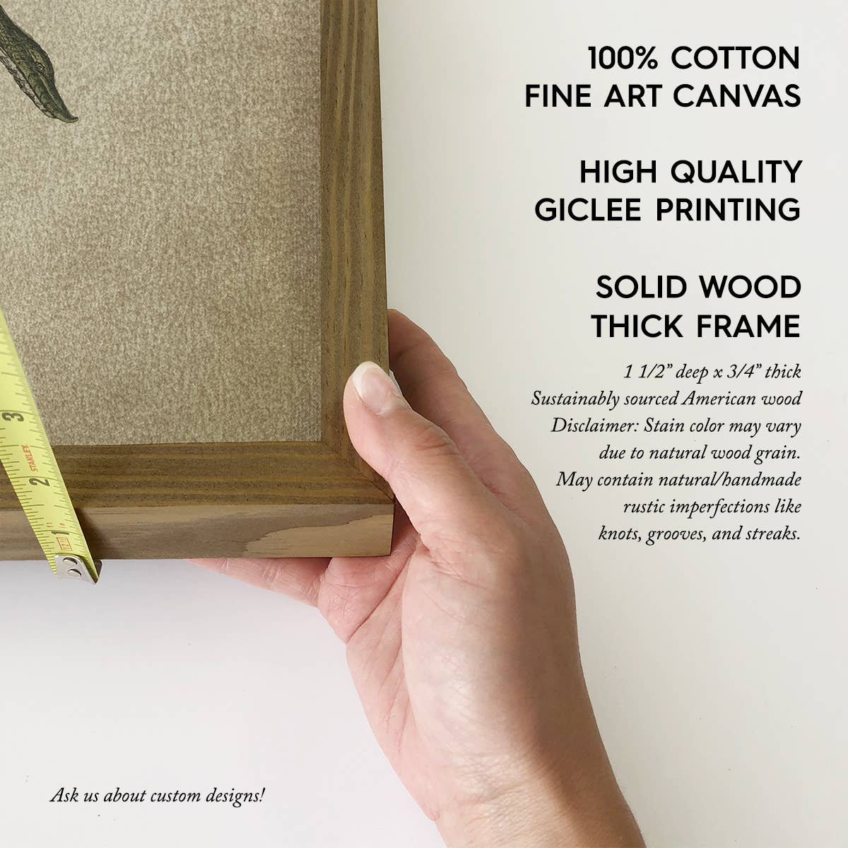 Snake and Raspberries - Snake Canvas Art - Wood Framed Art