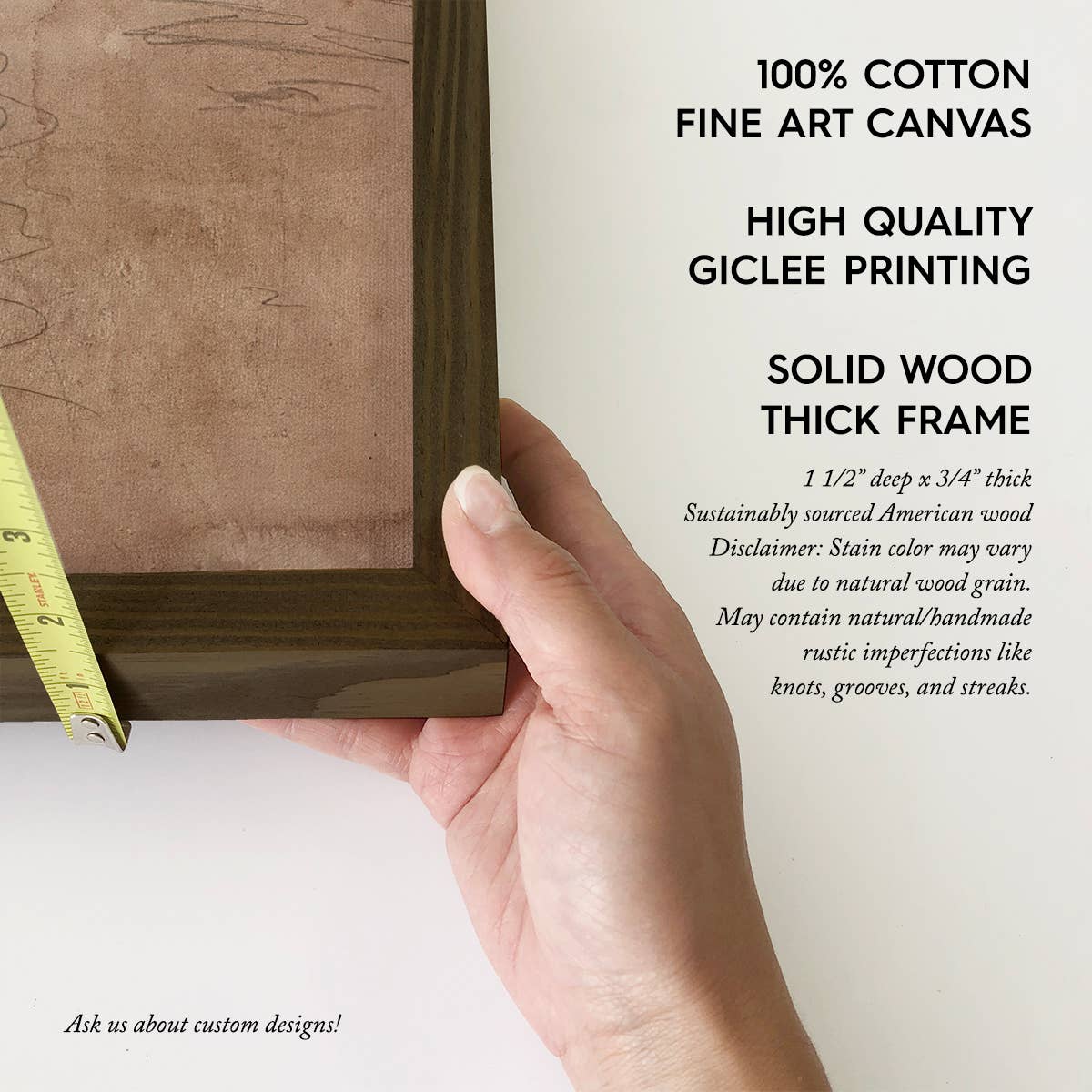 In the Woods - Nature Canvas Art - Wood Framed Wall Decor