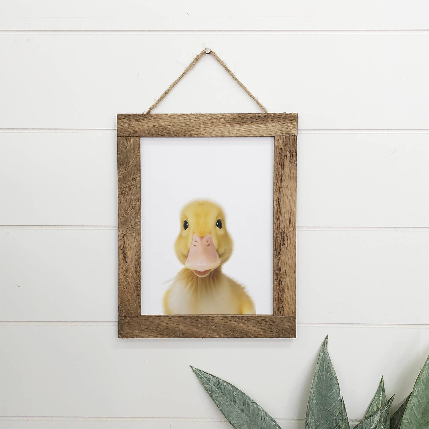 Baby Duck Wood Farmhouse Sign Cute Animal Wall Art