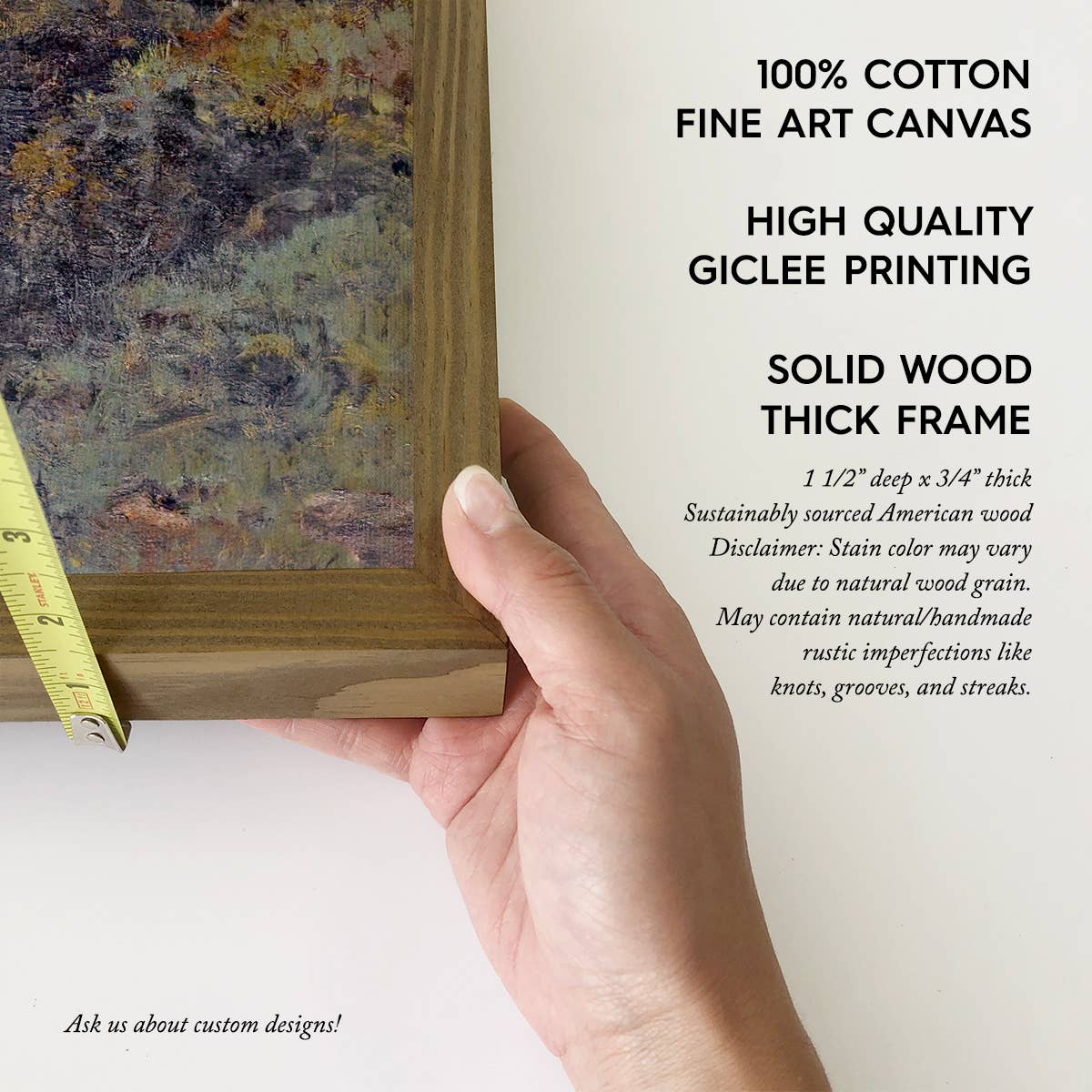 Lost in the Forest - Forest Landscape Canvas Art - Framed