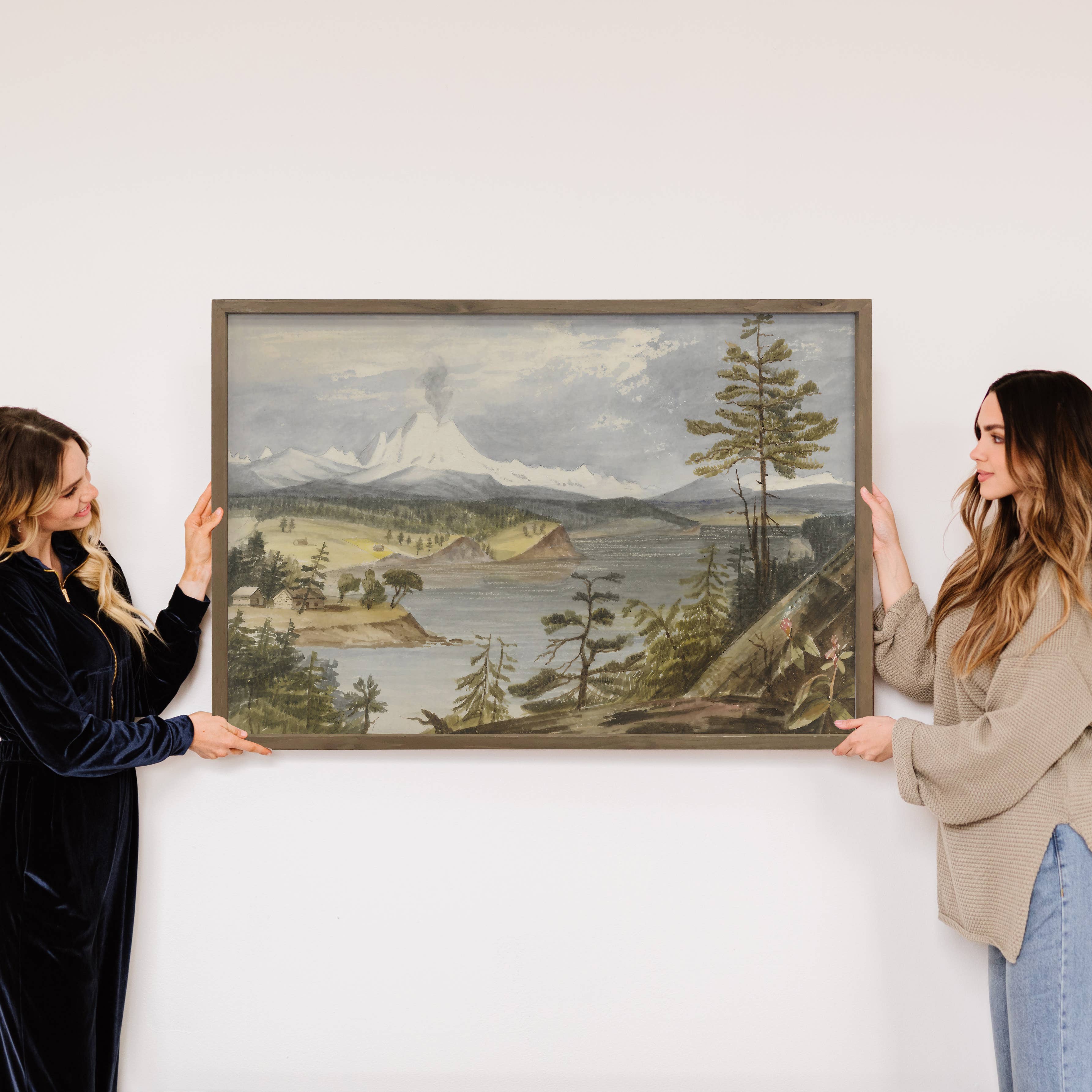 Whidbey Island Painting - Nature Landscape Canvas Art