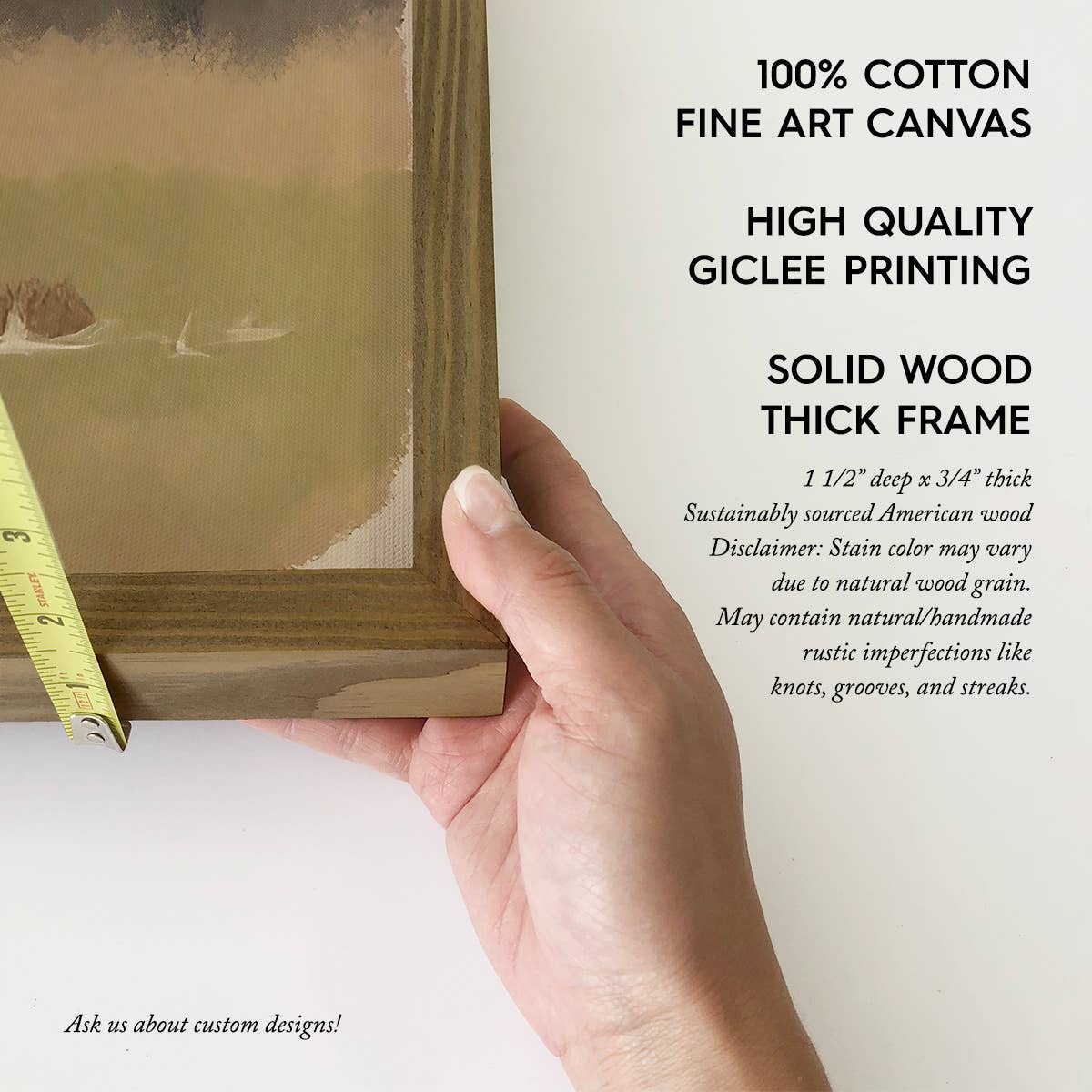 Cow Ghost - Funny Cow Halloween Canvas Art - Wood Framed Art