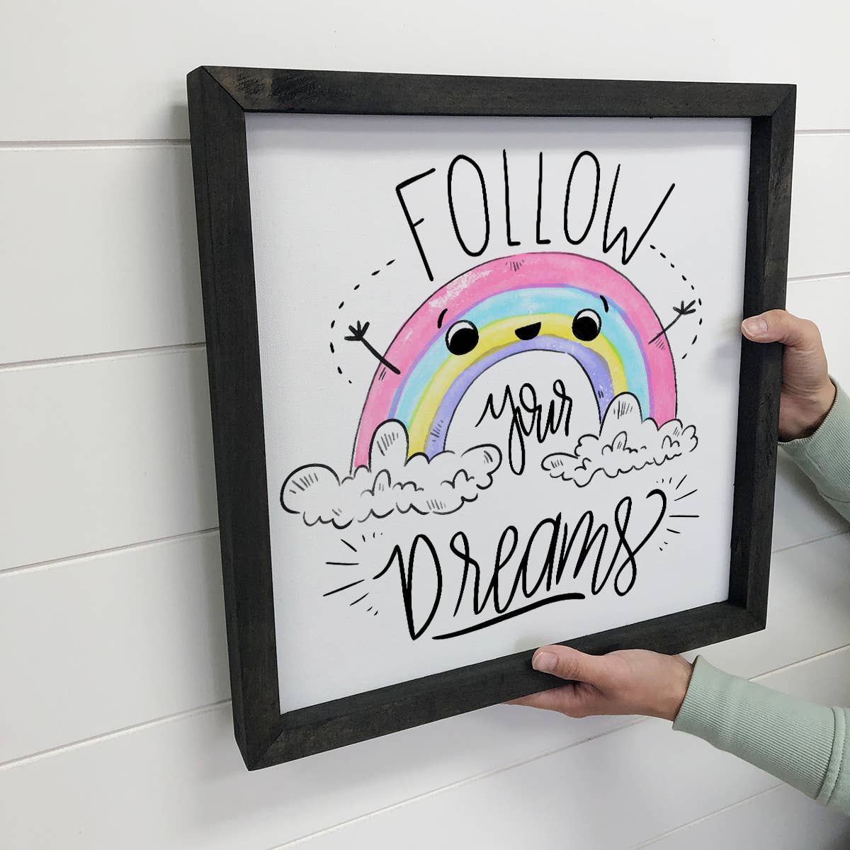 Follow Your Dreams Small Decor with Ebony Frame