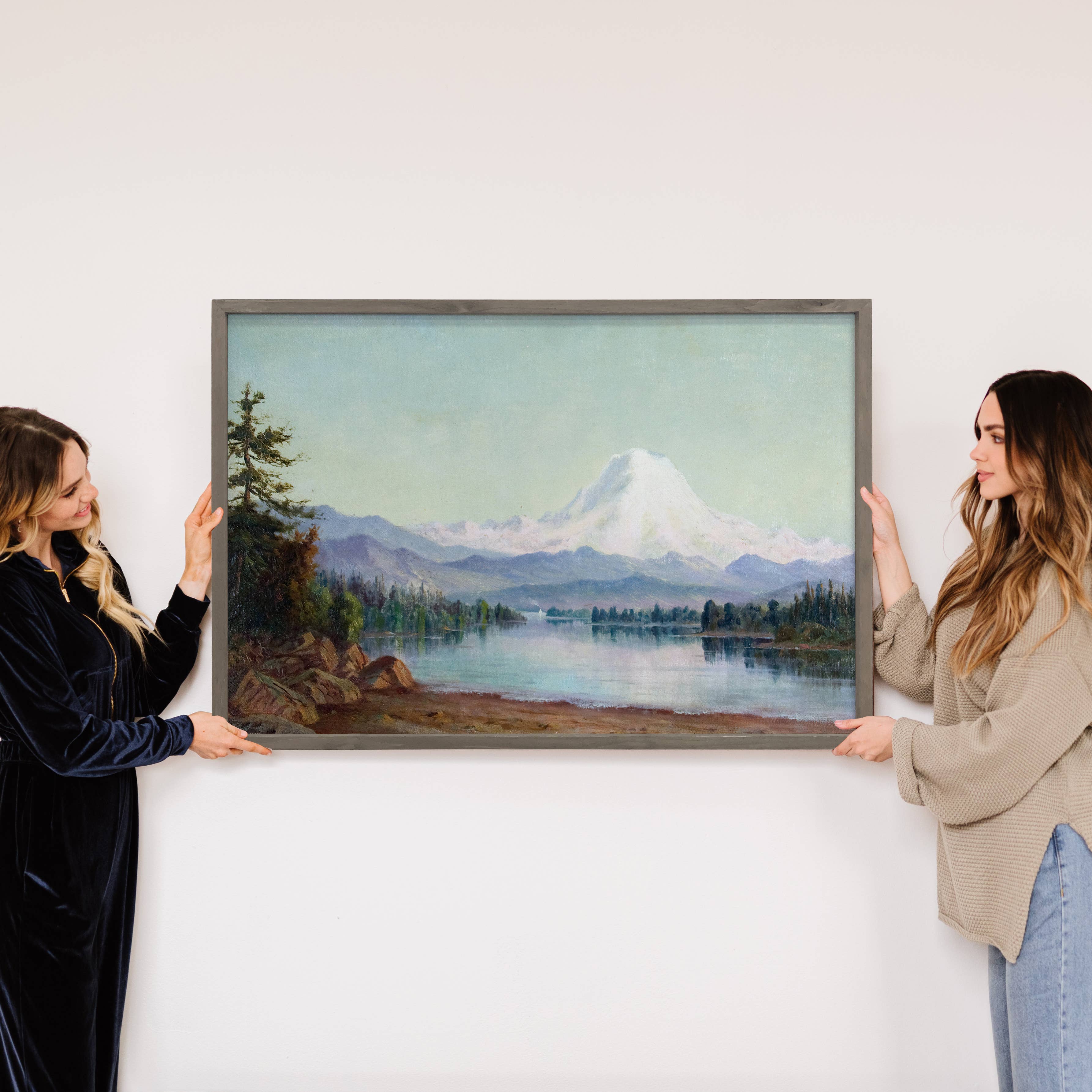 Mount Tacoma Washington - Mountain Landscape Canvas Art