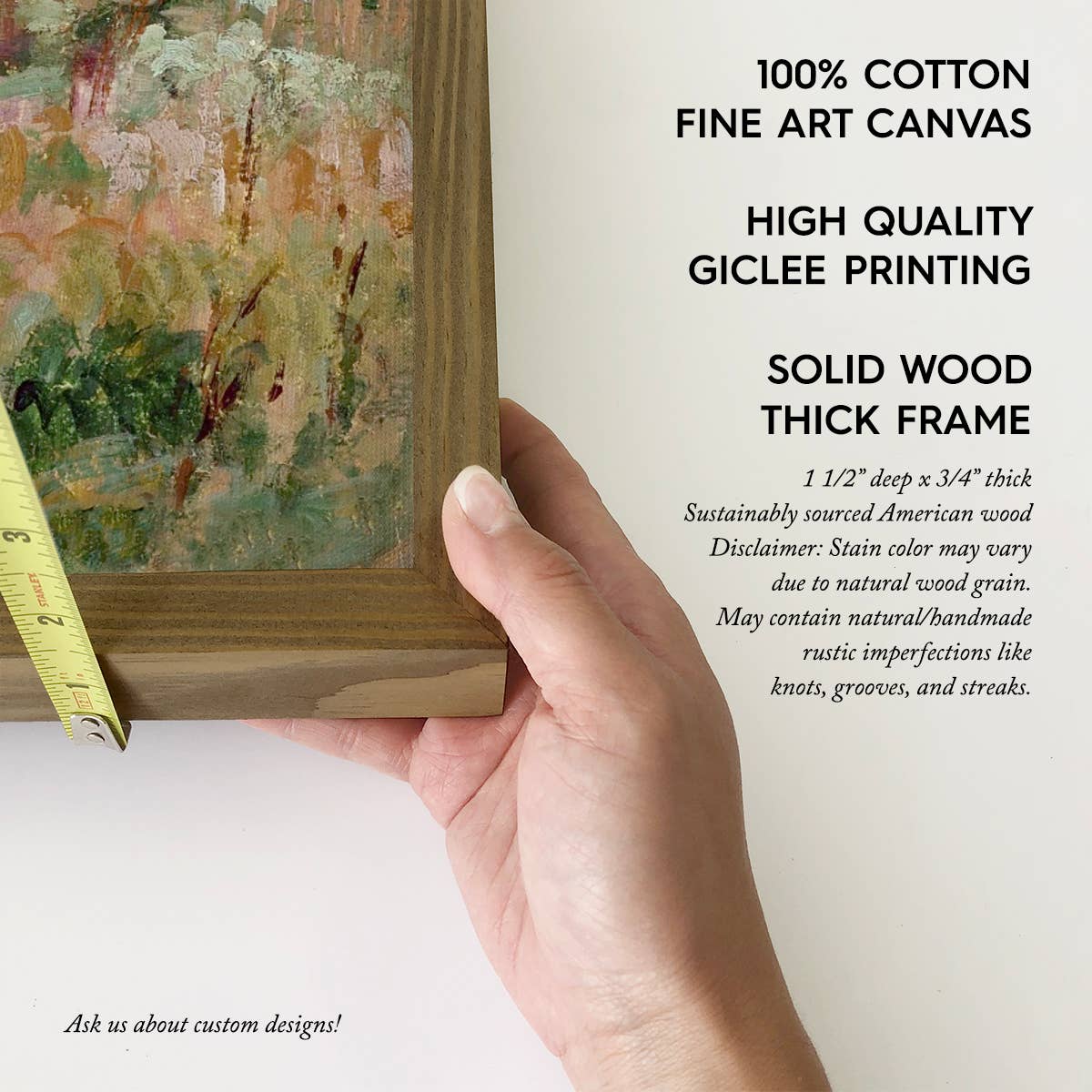 Prairie Life Painting - Landscape Canvas Art - Wood Framed