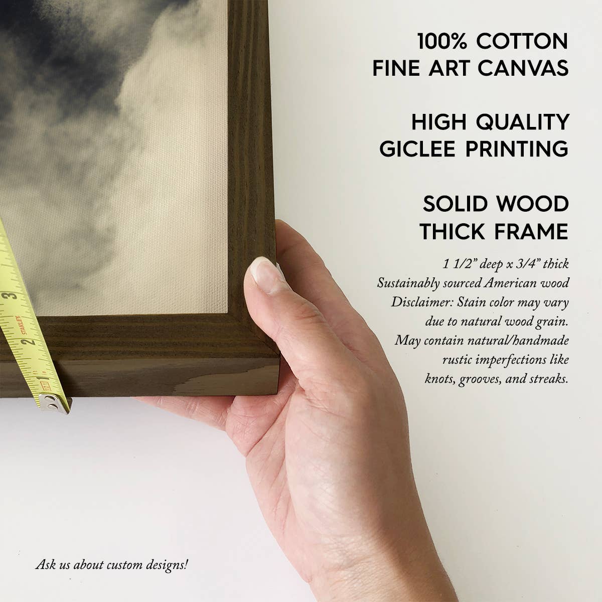 Jesus Double Exposure - Jesus Canvas Art - Wood Framed Art