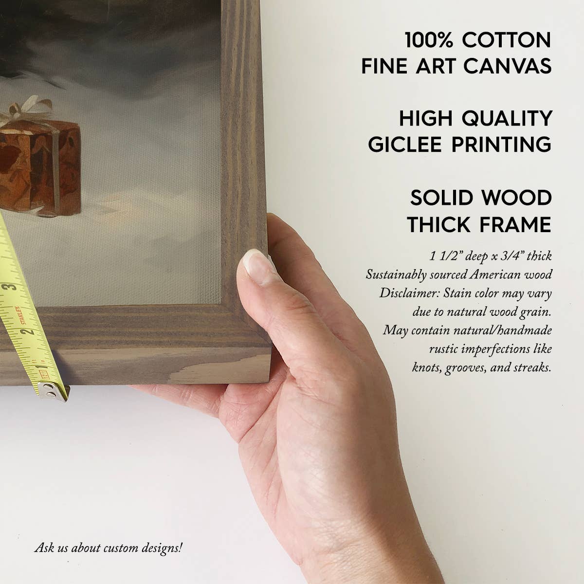 Polar Bear Christmas Tree - Christmas Animal Canvas Art