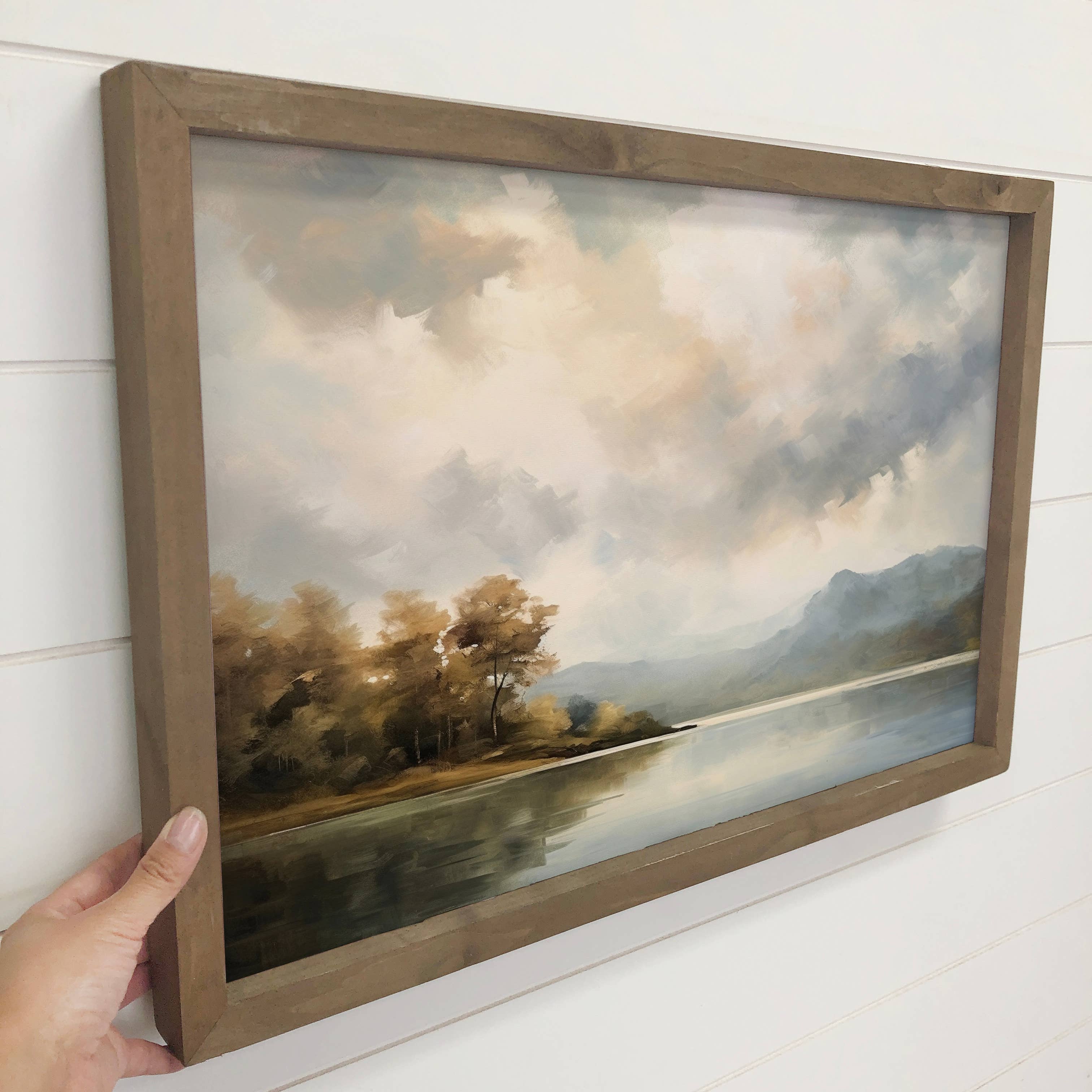 Lake Superior Scene - Lake Canvas Art - Wood Framed Wall Art