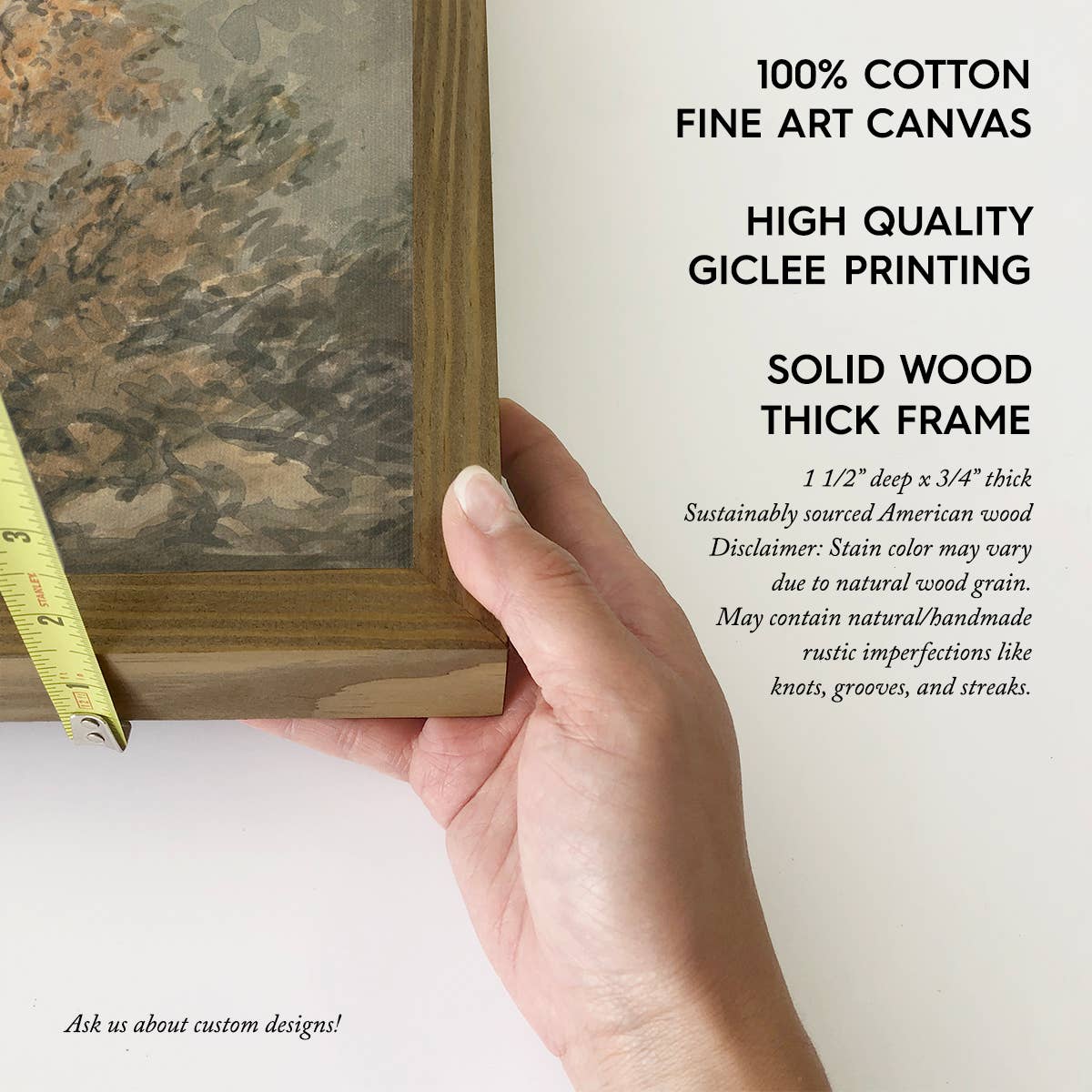 The Great Tree - Nature Canvas Art - Wood Framed Wall Art