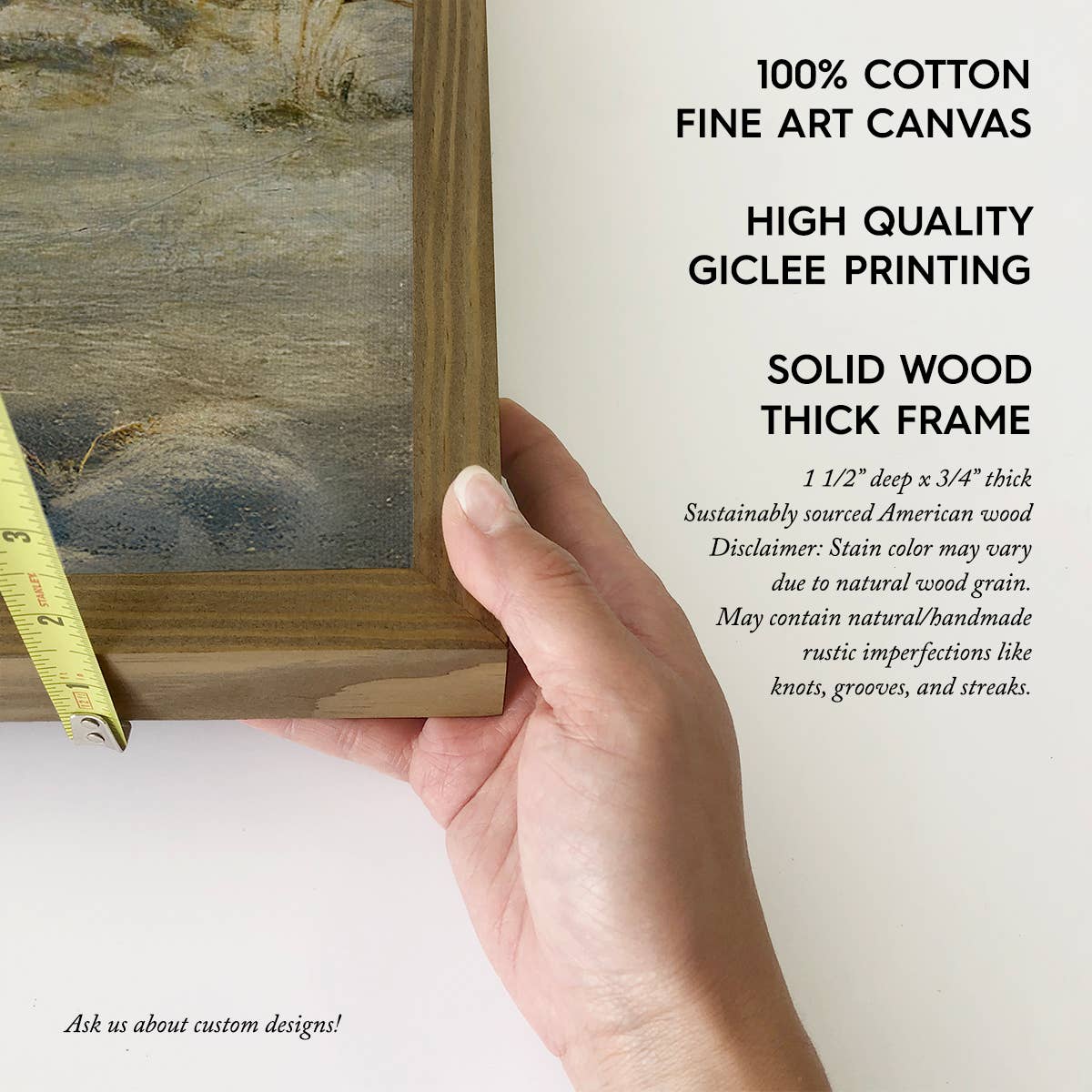 Father and Son Cut Christmas Tree - Vintage Holiday Wall Art